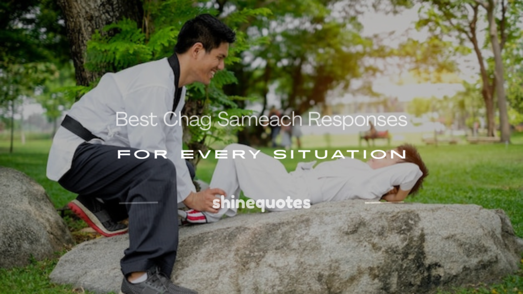 chag sameach responses