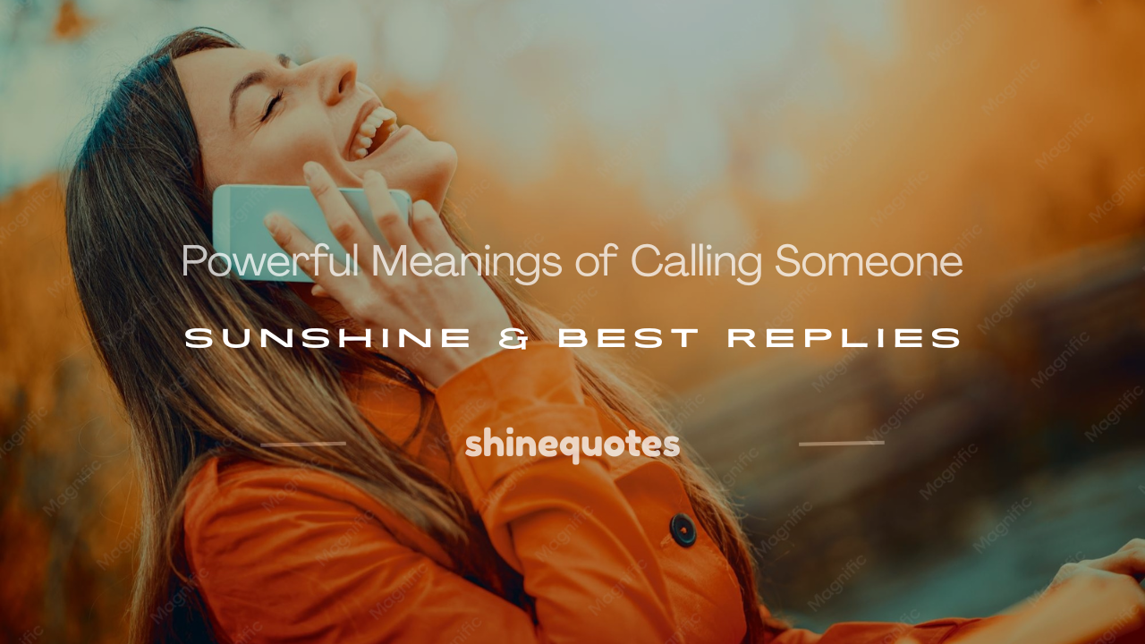 calling someone sunshine